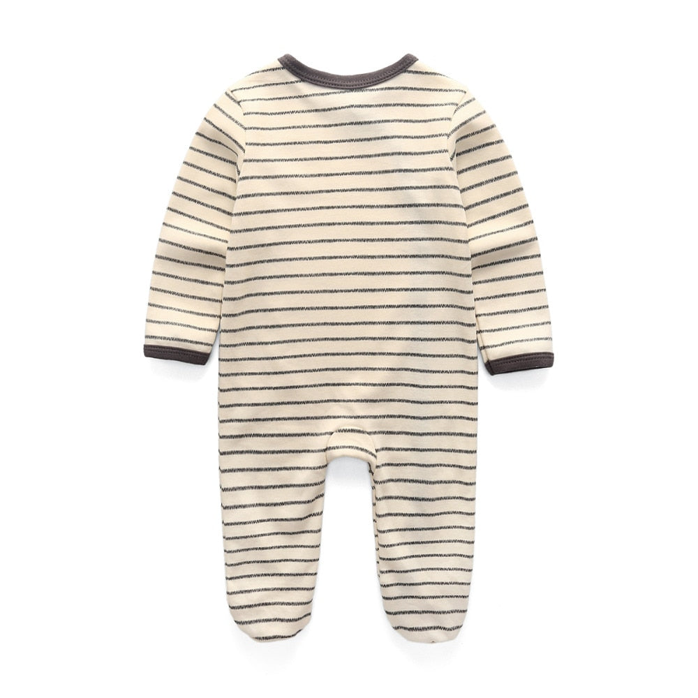Kit de Macacão Para Bebês Com 3 Peças - 3 a 12 Meses