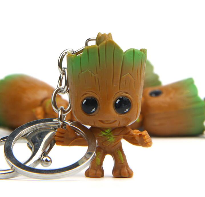Pack com 4 Chaveiros do Groot