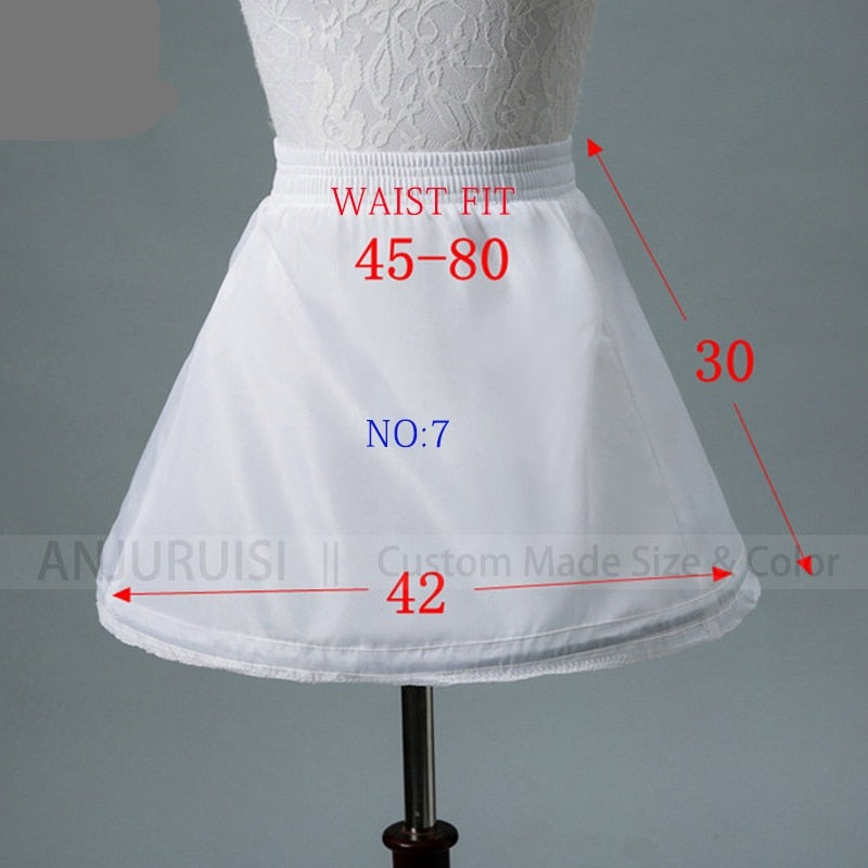 Saia de armar/ anágua para meninas