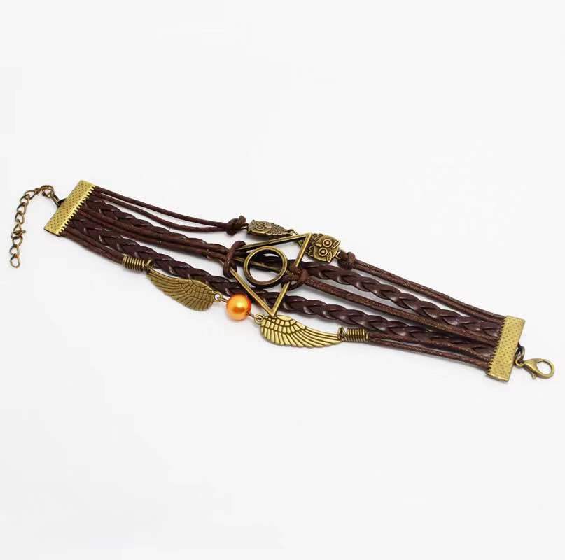 Pulseira Harry Potter "A Asa da Morte" Escola Hogwarts