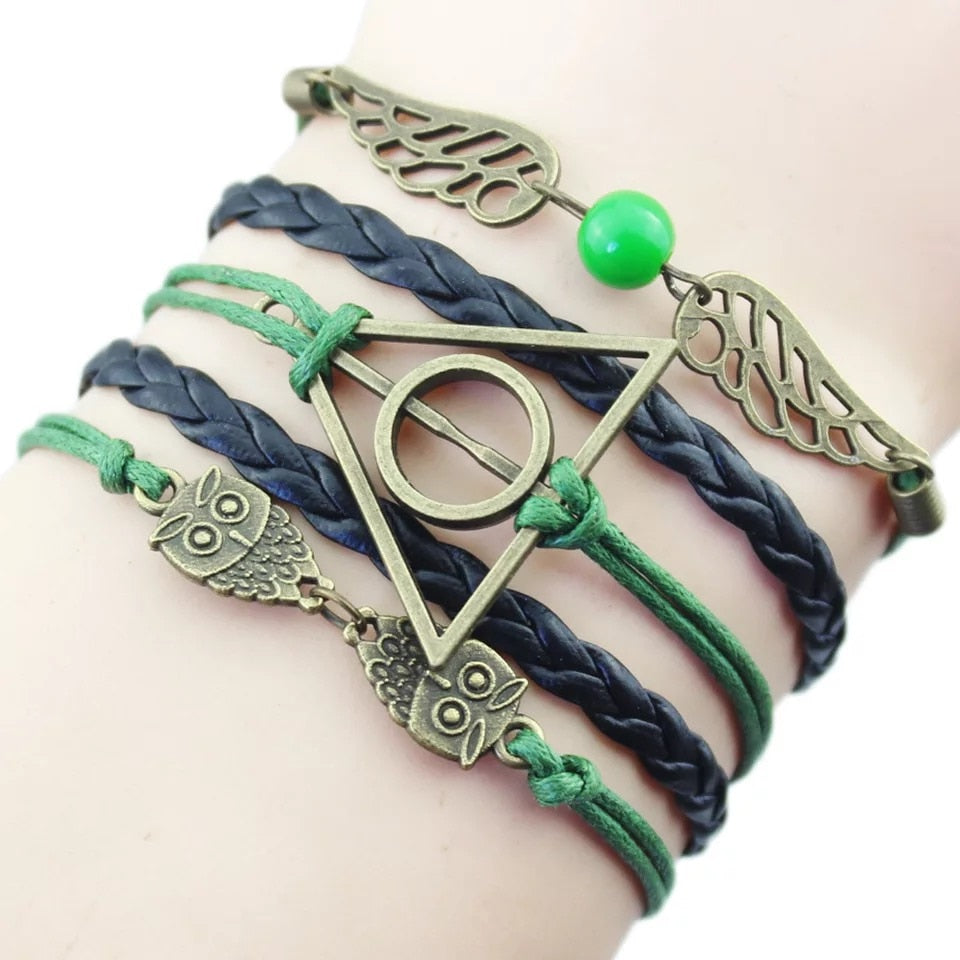 Pulseira Harry Potter "A Asa da Morte" Escola Hogwarts