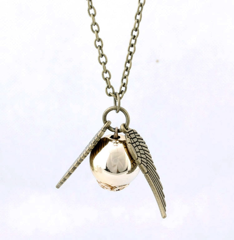 Colar e pulseira Harry Potter - Ampulheta, seis falange, varinhas mágicas etc
