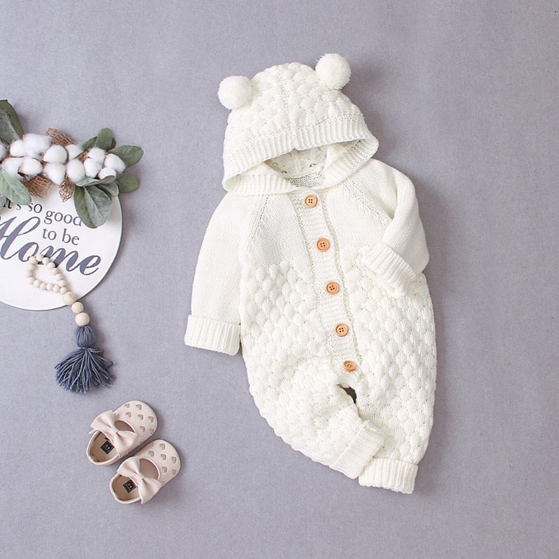 Macacão infantil de inverno com capuz 3 modelos - 3 a 24 meses