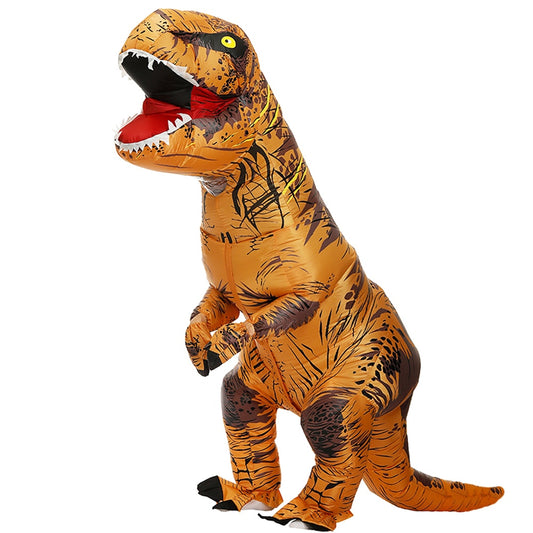 Fantasia de Dinossauro inflável corpo inteiro - infantil e adulto