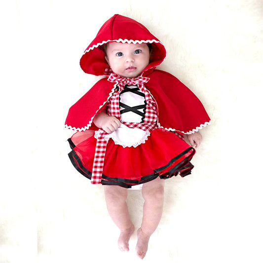 Fantasia Chapeuzinho Vermelho - 6 meses a 2 anos