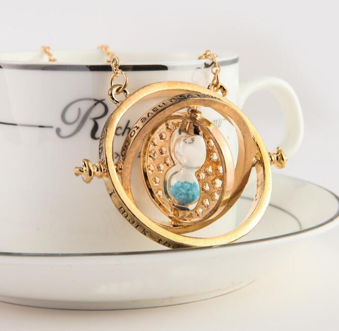 Colar e pulseira Harry Potter - Ampulheta, seis falange, varinhas mágicas etc