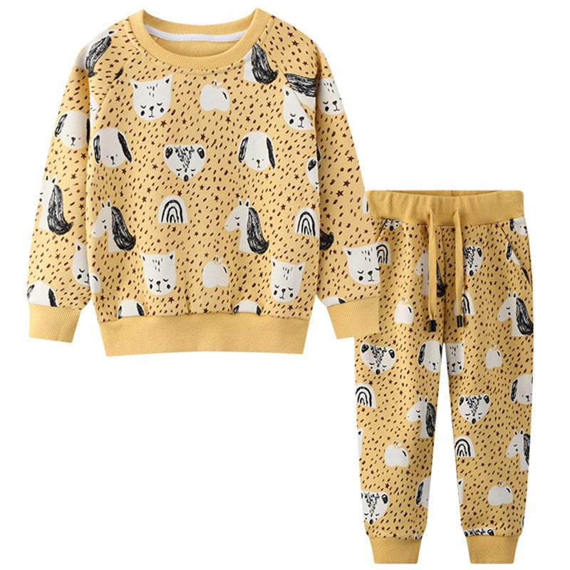 Conjunto moletom unissex - 2 a 7 anos