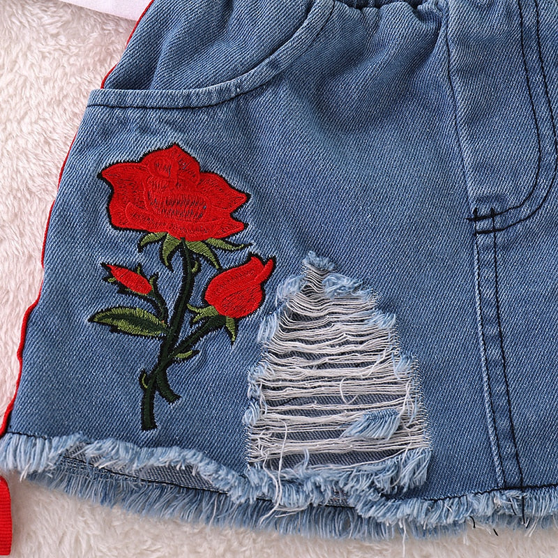 Conjunto de Verão para Meninas - 2 a 6 Anos