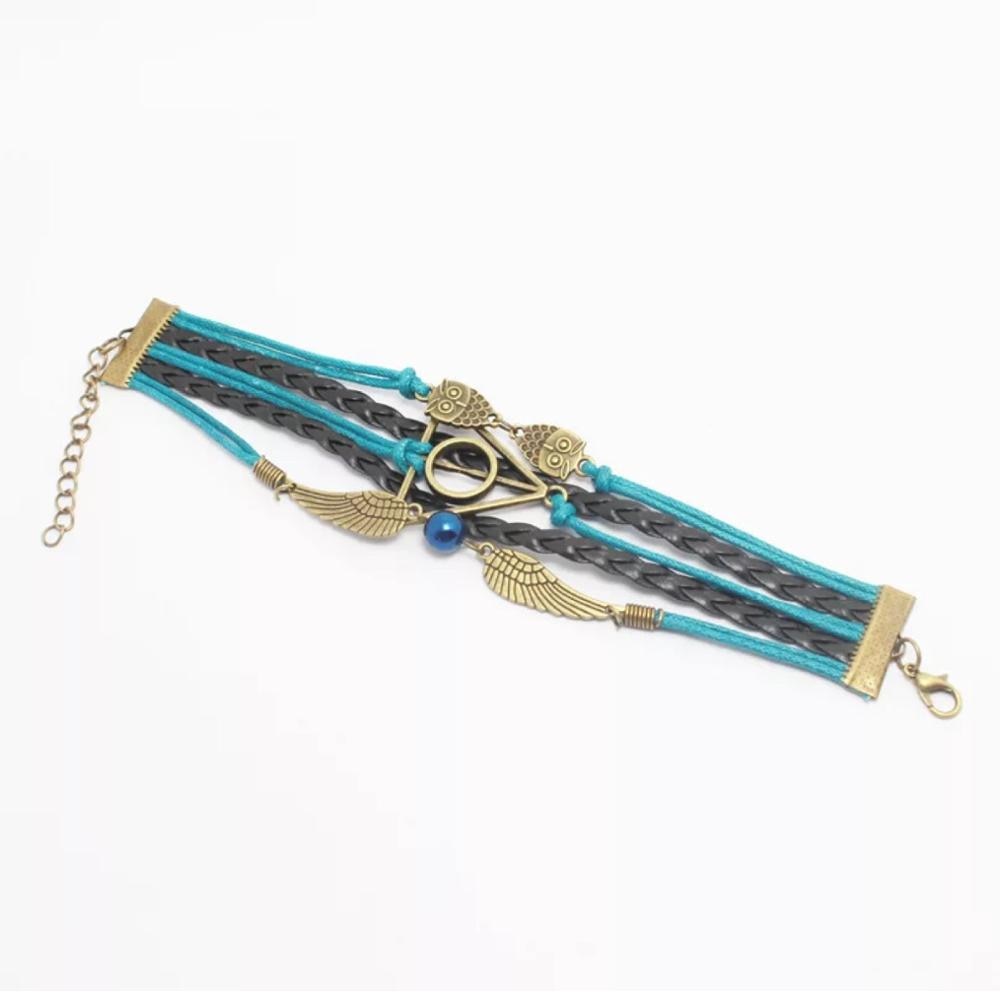 Pulseira Harry Potter "A Asa da Morte" Escola Hogwarts
