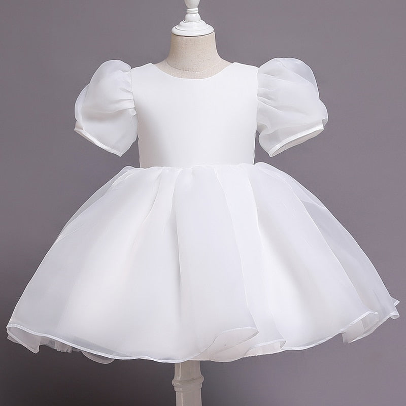 Vestido de Princesa Com Tule 3 a 8 Anos