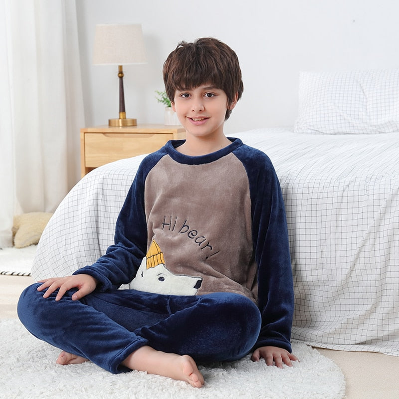 Pijama de Inverno para Crianças  - 5 a 15 anos