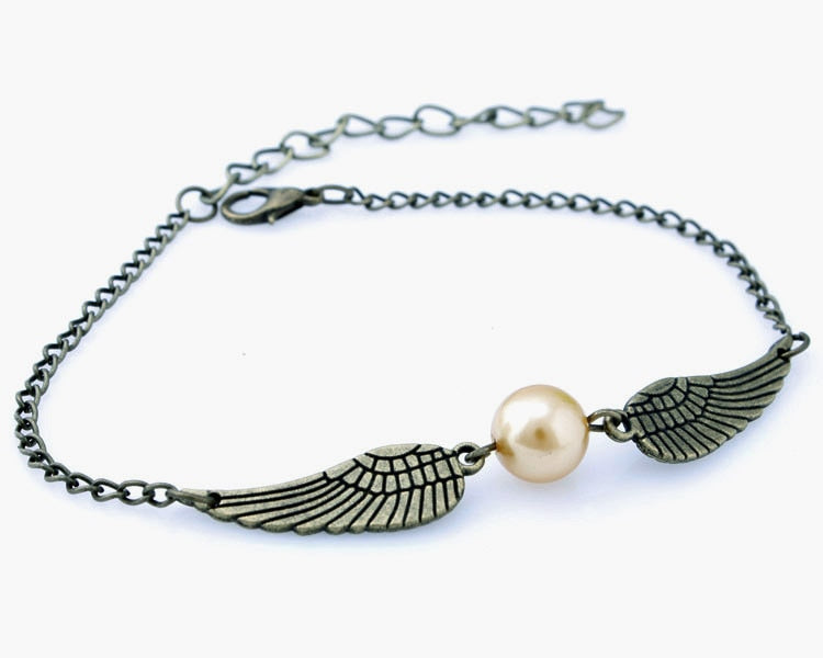 Colar e pulseira Harry Potter - Ampulheta, seis falange, varinhas mágicas etc