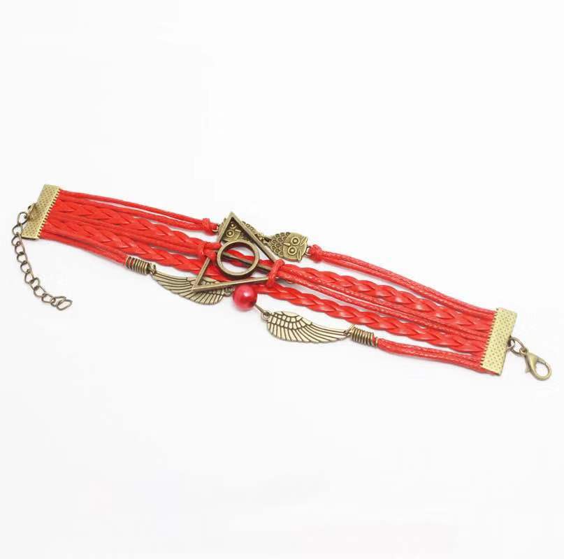 Pulseira Harry Potter "A Asa da Morte" Escola Hogwarts