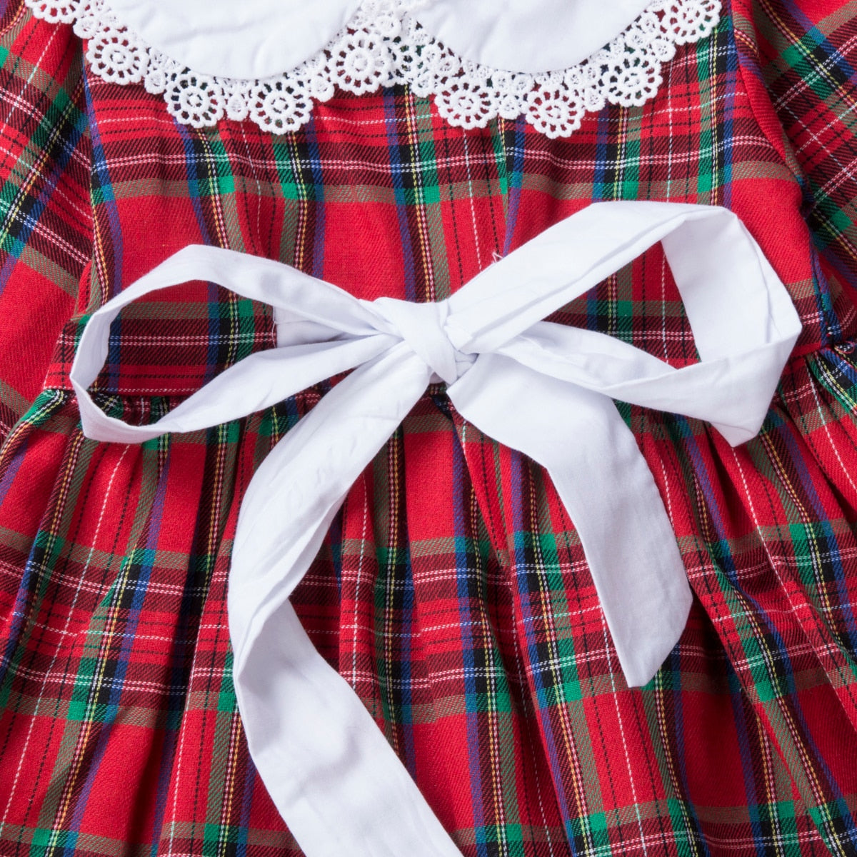 Vestido e Body Xadrez Natalino - RN a 6 anos