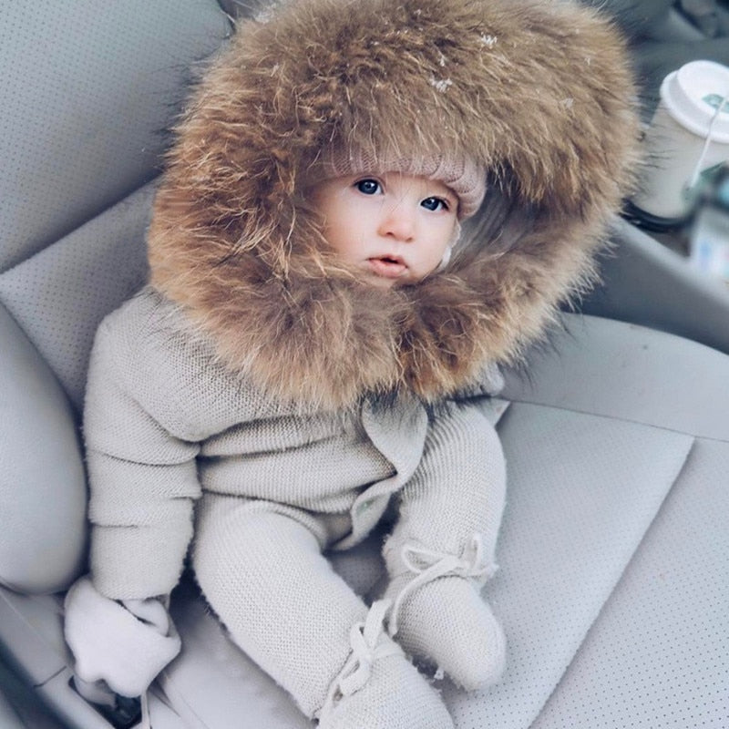 Macacão infantil de inverno com capuz 3 modelos - 3 a 24 meses