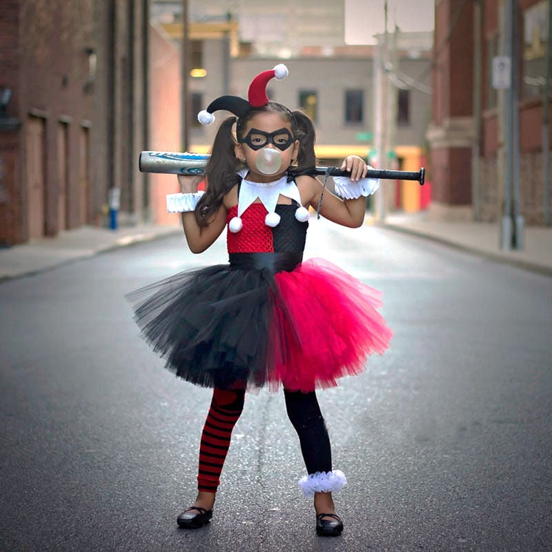 Fantasia Palhaço com Saia de Tutu - 1 a 12 anos