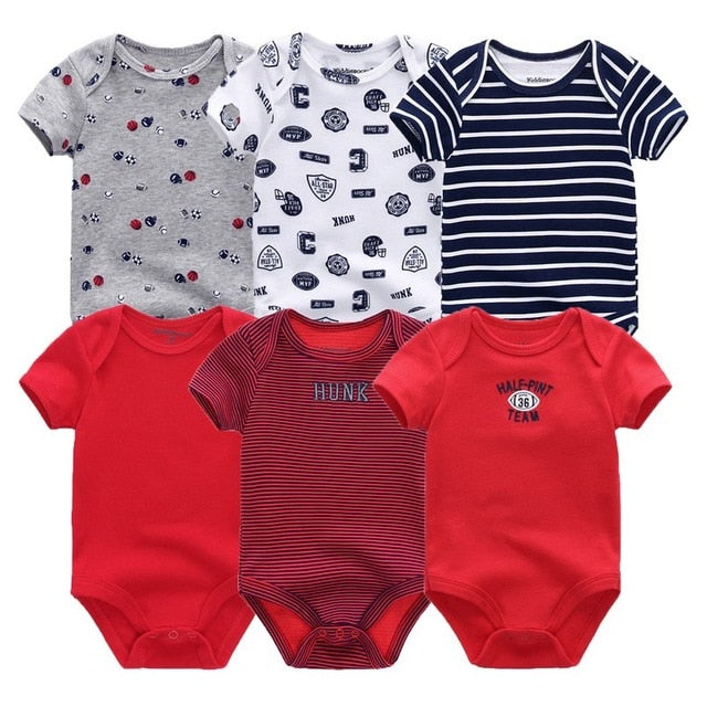 Conjunto de Bodies para Menino - 6 Unidades