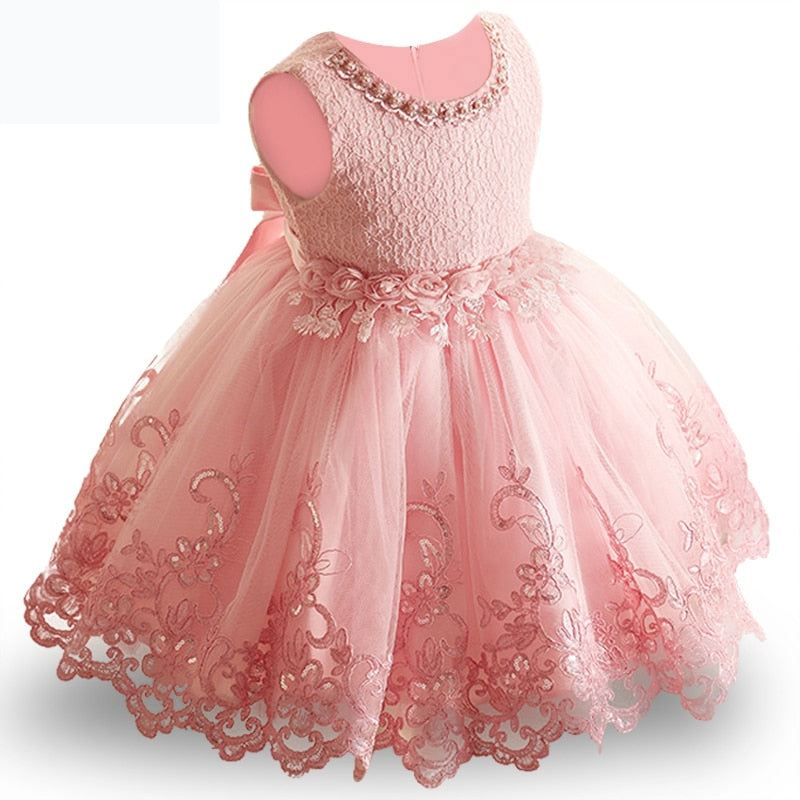 Vestido elegante para meninas - 9 meses a 5 anos