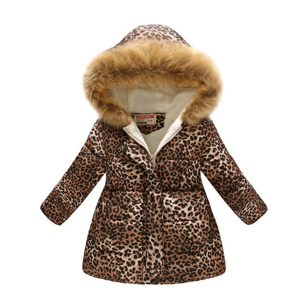 Casaco de inverno para meninas - 3 a 10 anos