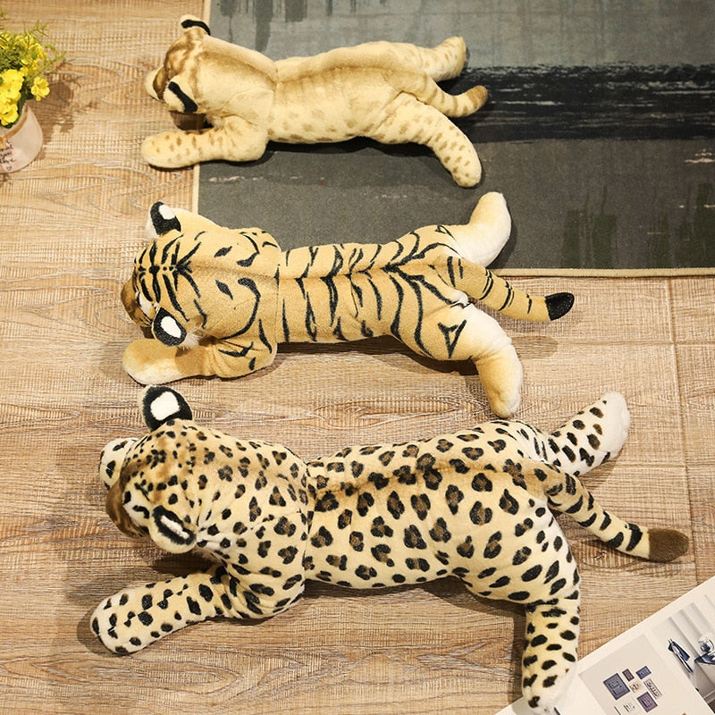 Leão, Tigre e Leopardo de Pelúcia