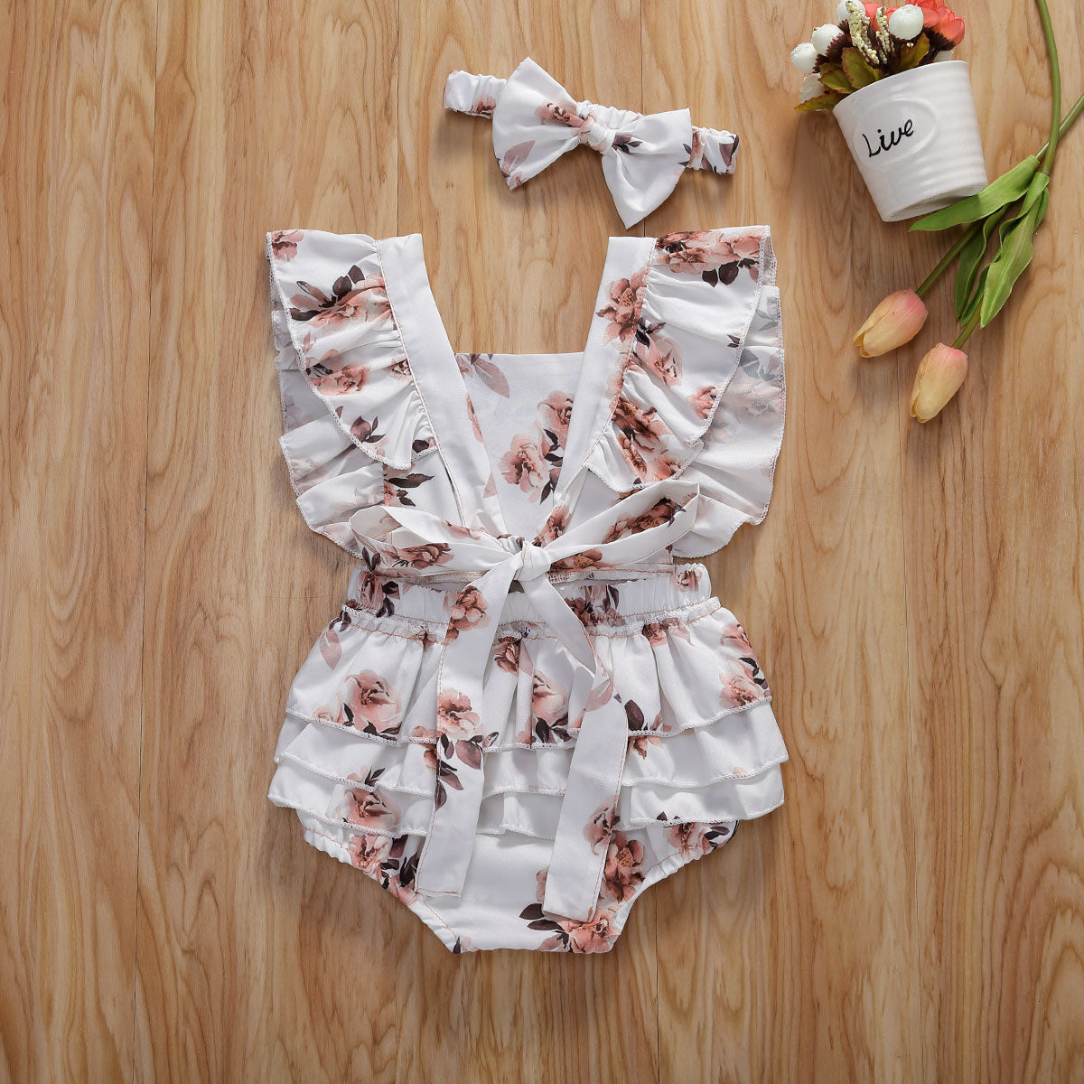 Body Florido - 6 meses a 2 anos