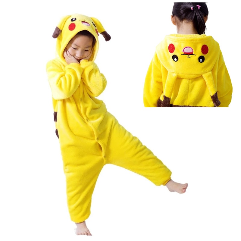 Macacão Pikachu - 3 a 12 anos