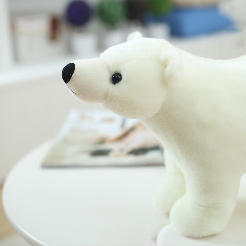 Ursinho polar de pelúcia