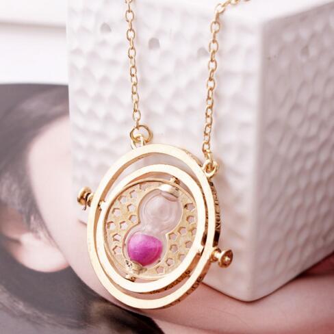 Colar e pulseira Harry Potter - Ampulheta, seis falange, varinhas mágicas etc