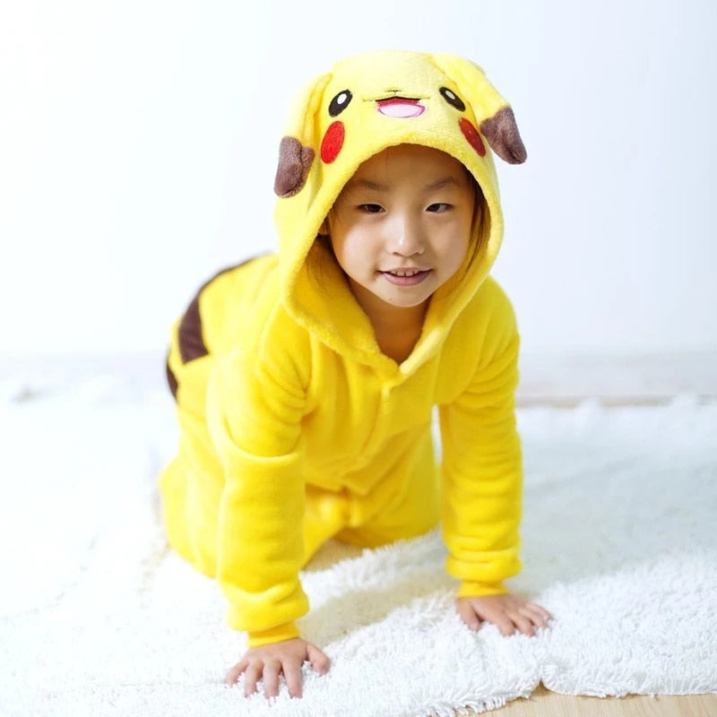 Macacão Pikachu - 3 a 12 anos
