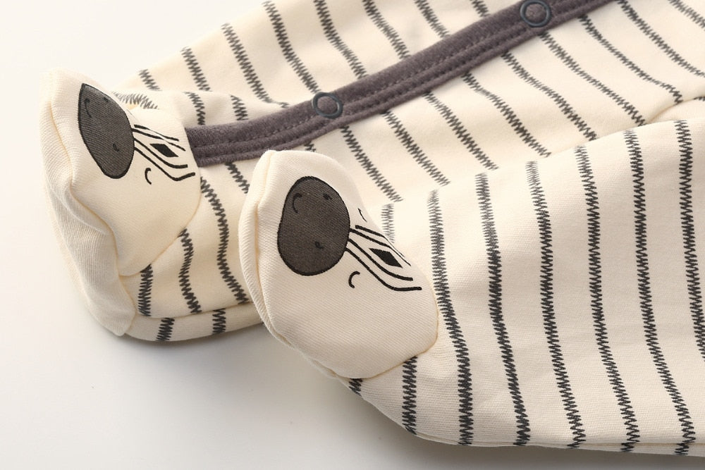 Kit de Macacão Para Bebês Com 3 Peças - 3 a 12 Meses