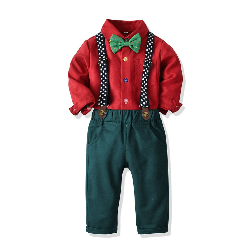 Conjunto de roupa de festa, para meninos de 18 meses a 5 anos - 2 peças