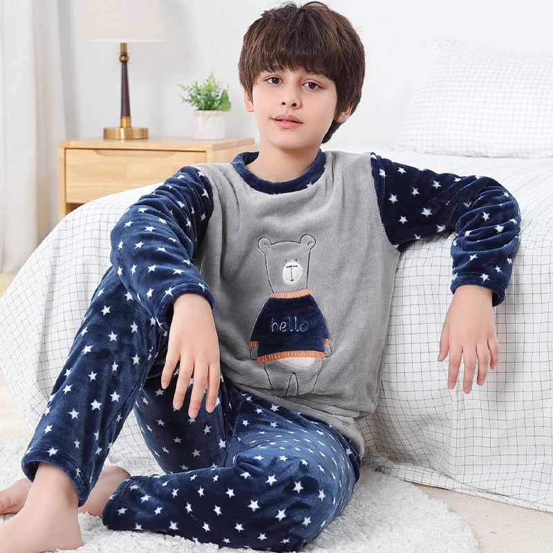 Pijama de Inverno para Crianças  - 5 a 15 anos