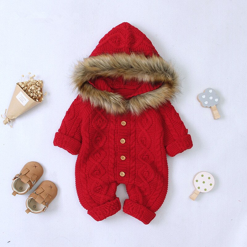 Macacão infantil de inverno com capuz 3 modelos - 3 a 24 meses