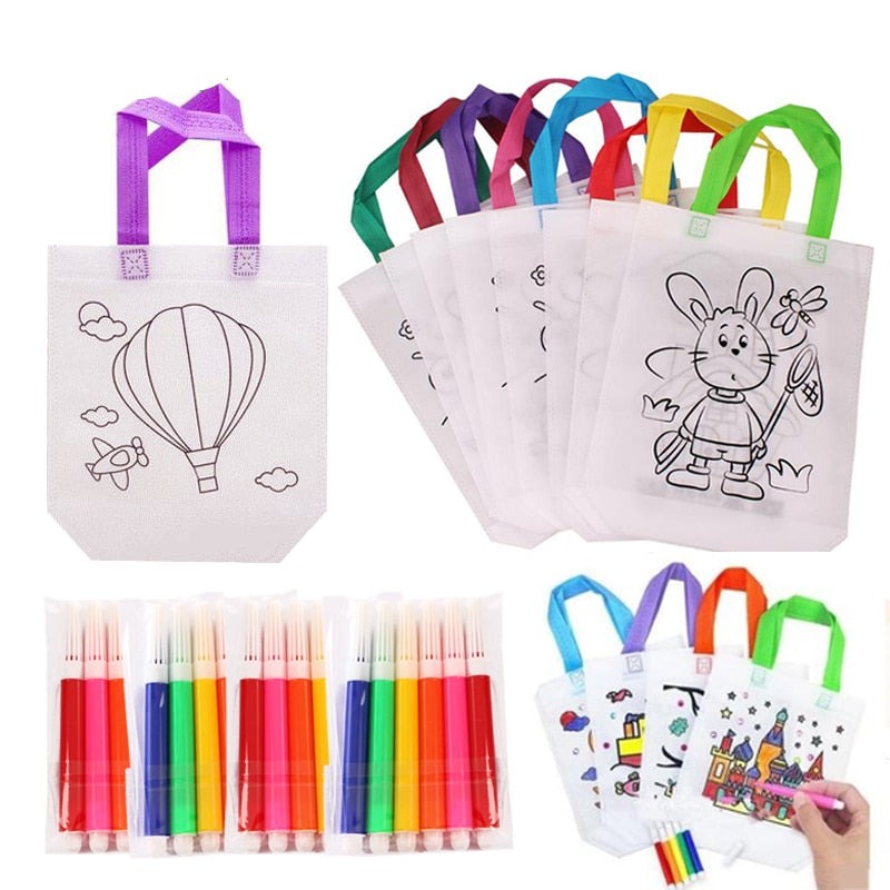 Kit com 5 Bolsas para Pintura