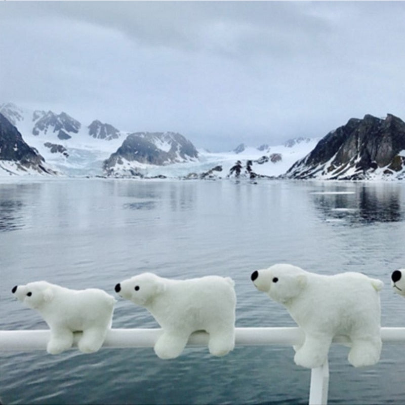 Ursinho polar de pelúcia