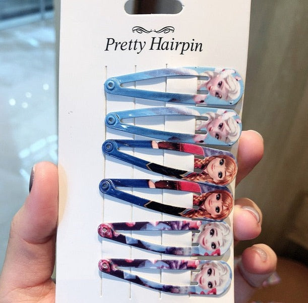 Kit de acessórios para cabelo tema Princesas da Disney