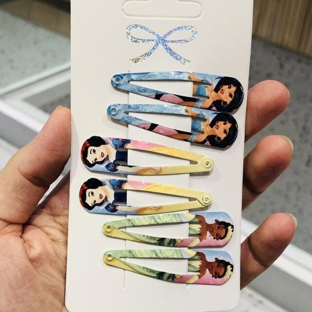 Kit de acessórios para cabelo tema Princesas da Disney