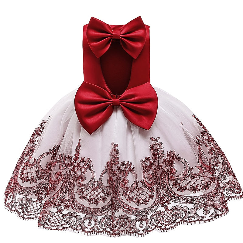 Vestido elegante para meninas - 9 meses a 5 anos