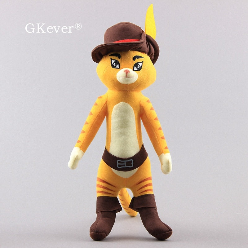 Gato de Botas em Pelúcia - 34 a 36 cm