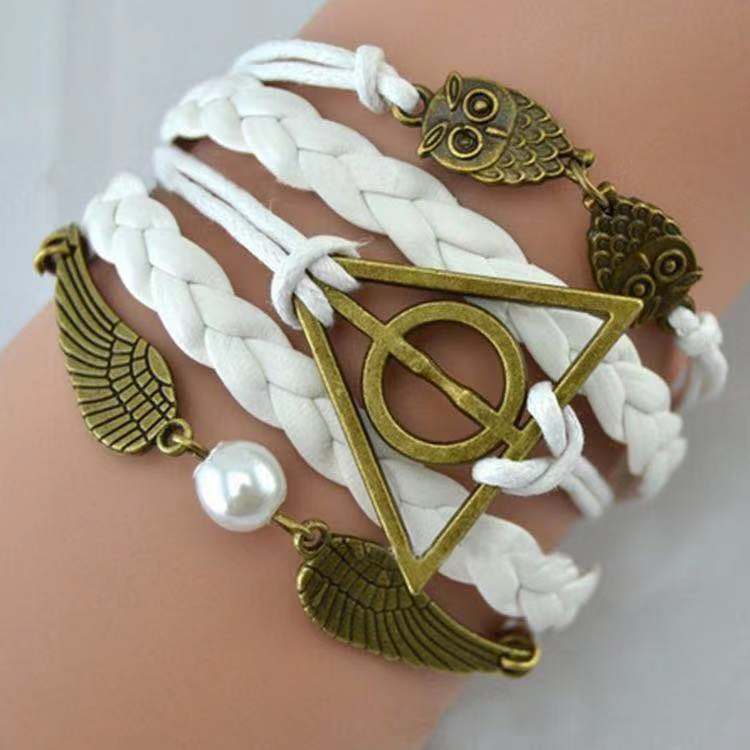 Pulseira Harry Potter "A Asa da Morte" Escola Hogwarts