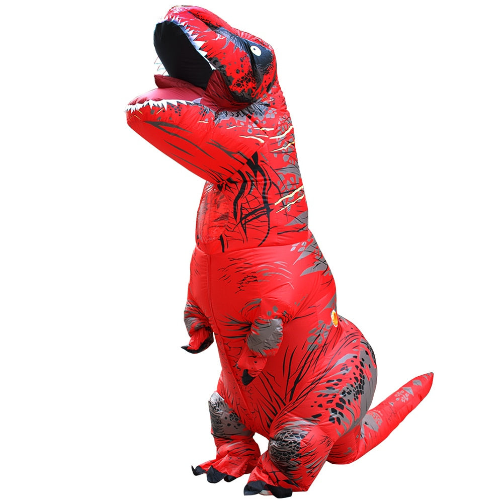 Fantasia de Dinossauro inflável corpo inteiro - infantil e adulto