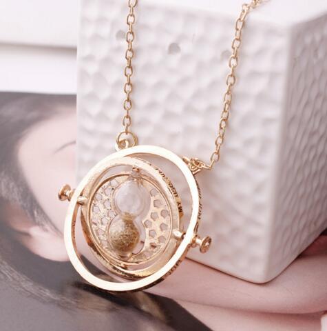 Colar e pulseira Harry Potter - Ampulheta, seis falange, varinhas mágicas etc