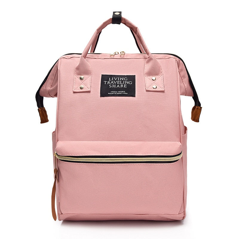 Mochila Mamãe Bebê de Grande Capacidade Impermeável Multi-Função