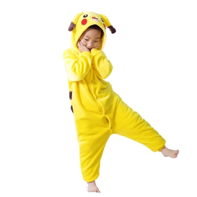 Macacão Pikachu - 3 a 12 anos
