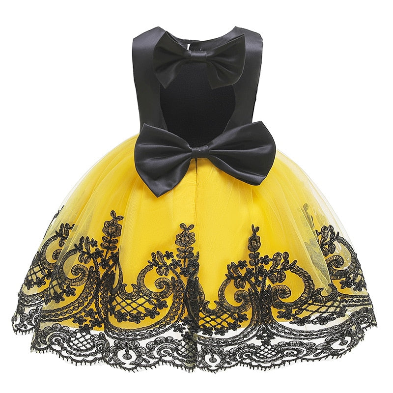 Vestido elegante para meninas - 9 meses a 5 anos
