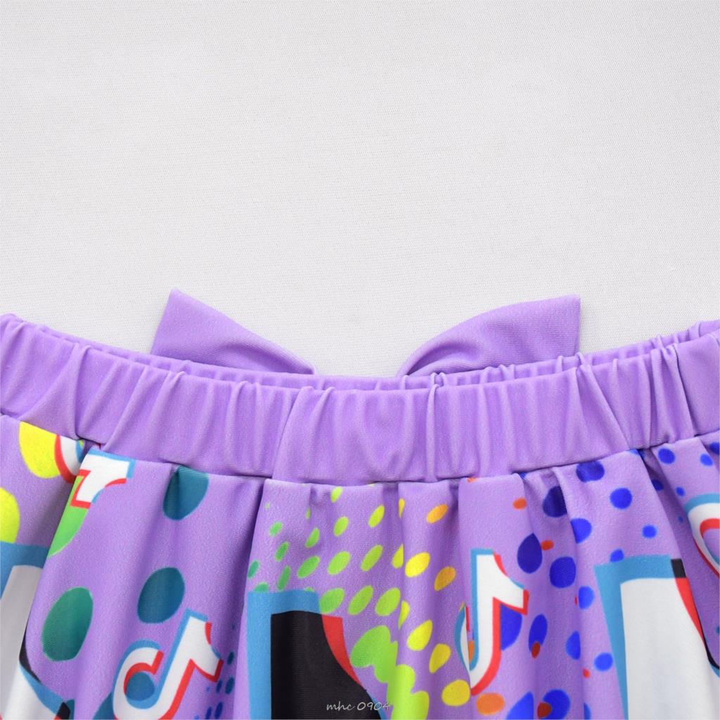 Conjunto Top e Saia TikTok - 2 a 10 anos