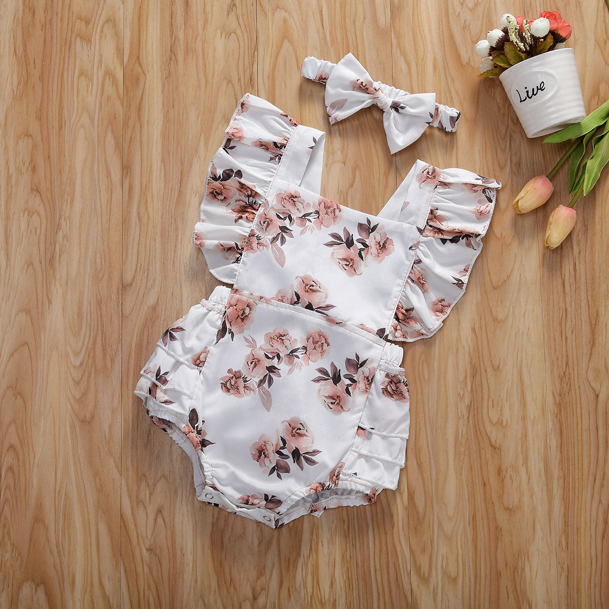 Body Florido - 6 meses a 2 anos