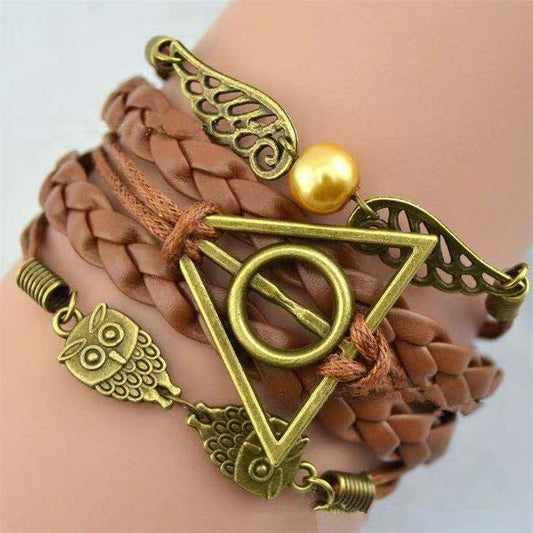 Pulseira Harry Potter "A Asa da Morte" Escola Hogwarts