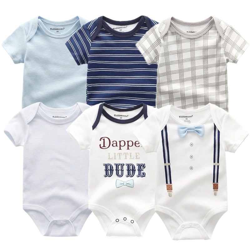 Conjunto de Bodies para Menino - 6 Unidades