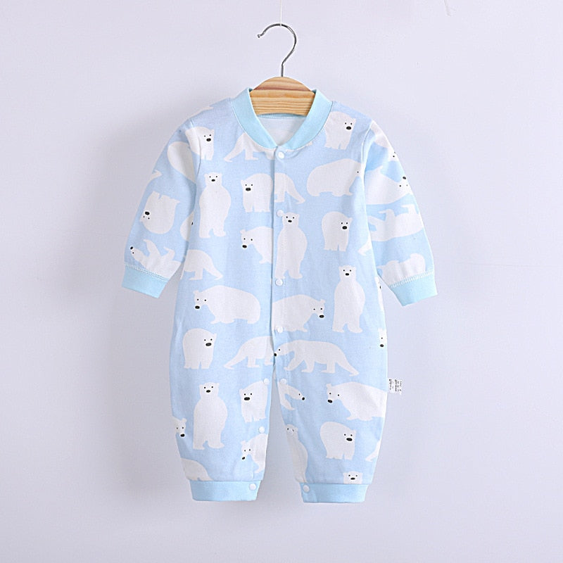 Macacão Estampado - 3 meses a 1 ano